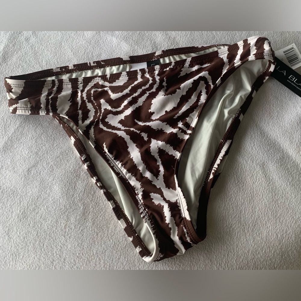 La Blanca LB3ZG93 Womens Java Island Hipster Bikini Bottoms US Size 12 Brand New